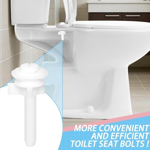 2 PCS Toilet Seat Screws Replacement Kit Toilet Seat Lifter - Image 5