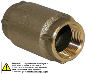 MFG CVNL100 1" No-Lead Brass Check Valve 700 Series - Image 3