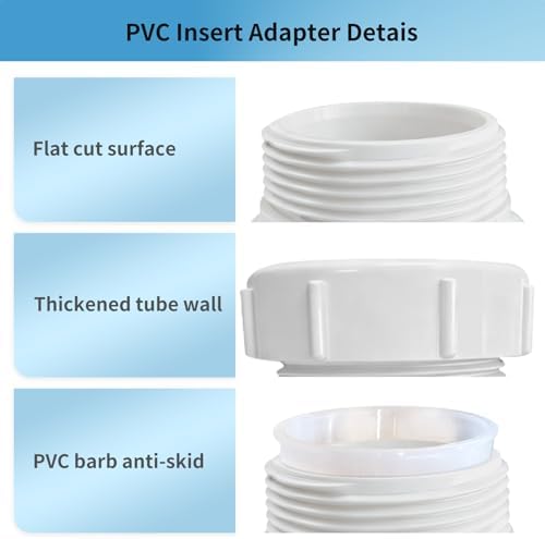 LESSO PVC Trap Adapter, 1-1/2 x 1-1/4 Inch Female Fitting - Image 6