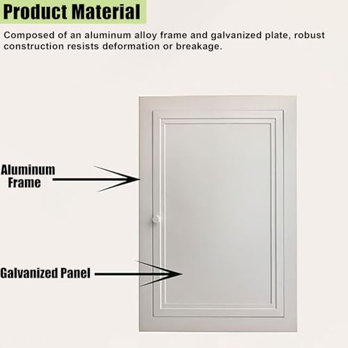 20x20, 20x40 White Aluminum Access Panel Door - Image 2