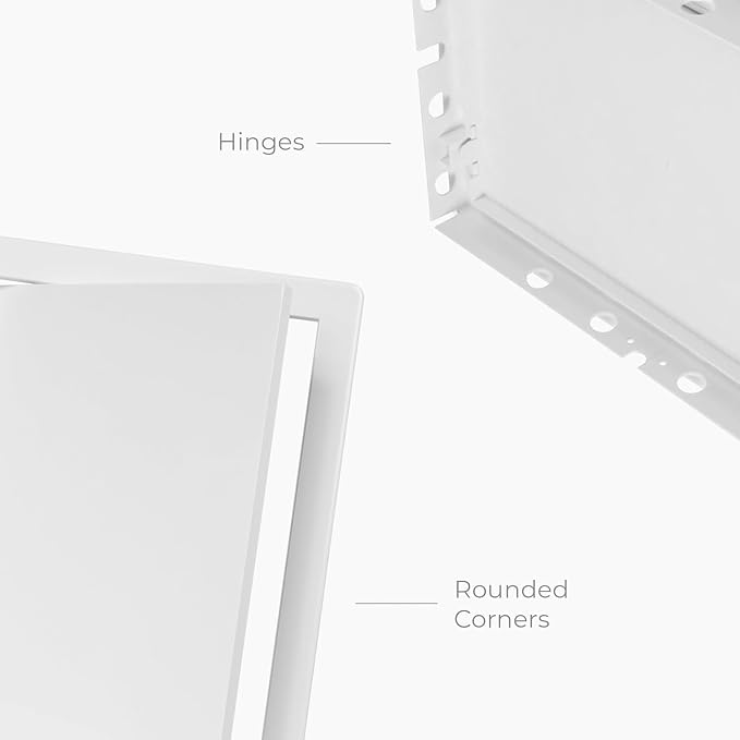 6x12 Inch White Access Panel for Drywall – ABS Plastic Square Wall, Ceiling - Image 5