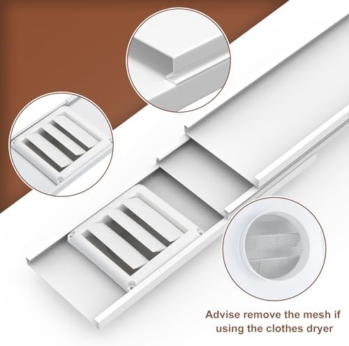 BJADE'S Dryer Vent Window Kit for 4" Dryer Vent Hose - Image 4