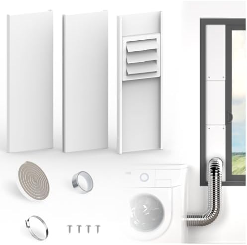 BJADE'S Dryer Vent Window Kit for 4" Dryer Vent Hose by BJADES