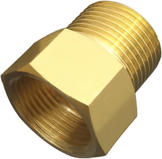 Joywayus 3/4" G Thread Female × 3/4" NPT Thread Male Brass Pipe Fitting Adapter - Image 5