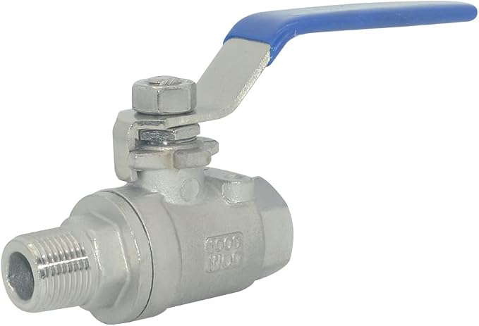 DAN SPEED Full Port Ball Valve Male x Female S304 Stainless Steel Heavy Duty - Image 2
