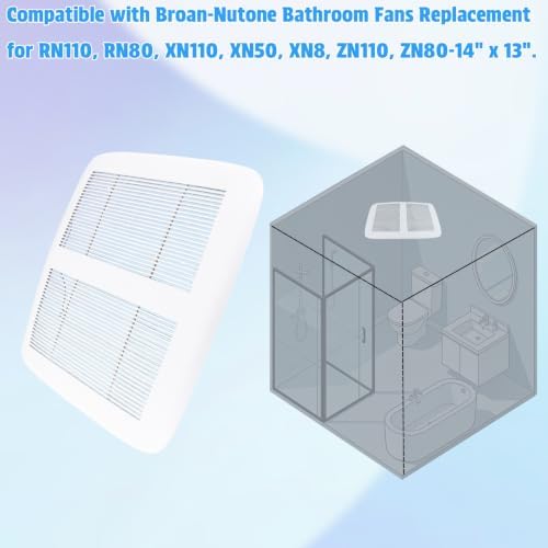 S97018872 Vent Fan Grille Cover 14"x13" Fit - Image 6