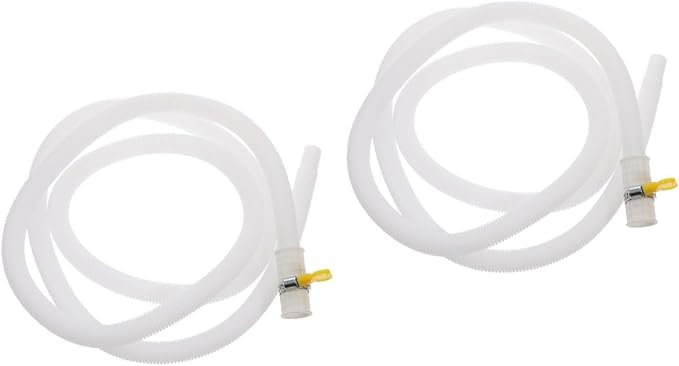 Cabilock 2pcs Washer Drain Hose Extension Air Conditioner Outlet Tube Clamp by cabilock