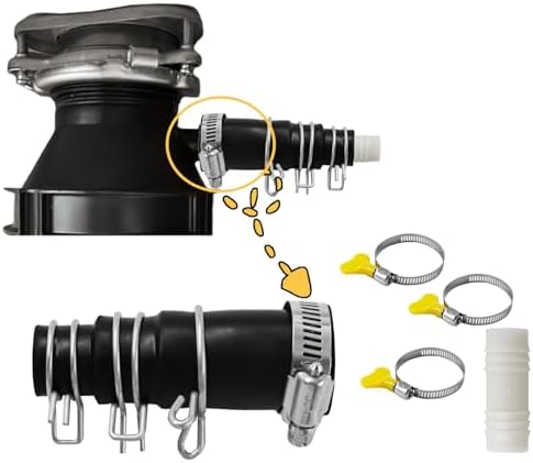 Dishwasher Drain Hose Adapter, Garbage Disposal Dishwasher Connector Kit - Image 3