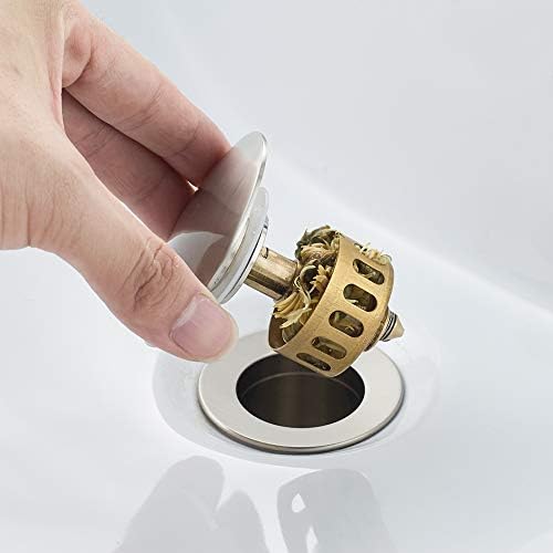 Bathroom Sink Drain Without Overflow Vessel Sink Lavatory Vanity Pop Up Drain - Image 5