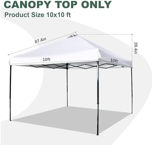 10x10 Canopy Replacement Top - Image 2