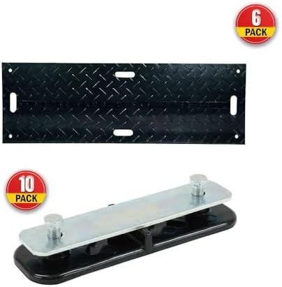 3' x 6' Ground Protection Mats Kit w/ 10 Pcs Single Connectors - Image 2