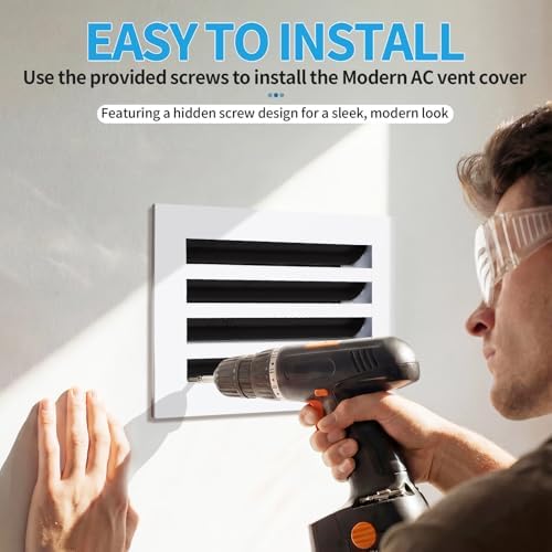 12x8 Modern AC Vent Cover, Decorative Air Vent Register Grille - Image 4