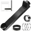 Upgraded UD48S 4" Telescoping Dryer Vent Kit, 17.7-29.5" Stainless Steel by Popbee