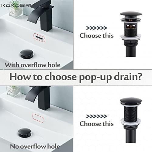 KOKOSIRI Pop Up Sink Drain - Image 5