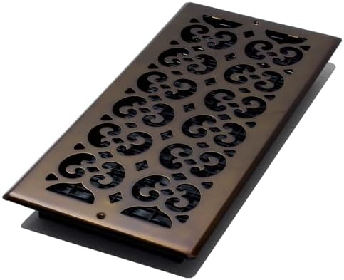 Decor Grates SP614W-RB Scroll Design Wall/Ceiling Register, 6x14 Inches - Image 4