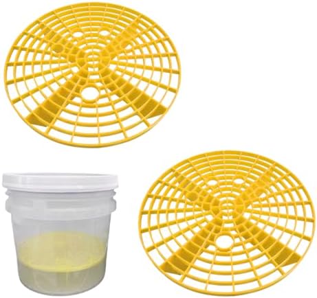 Yourkar 2 PCS Car Wash Bucket Inserts, Plastic Vehicle Detail Grit Trap by Unknown
