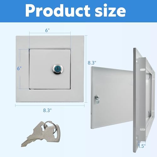 6x6 Inch Metal Access Panel 1.0mm Galvanized Steel - Image 2