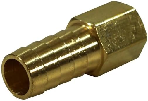 1/2" Brass Hose Barb Rigid Female Adapter by Unknown