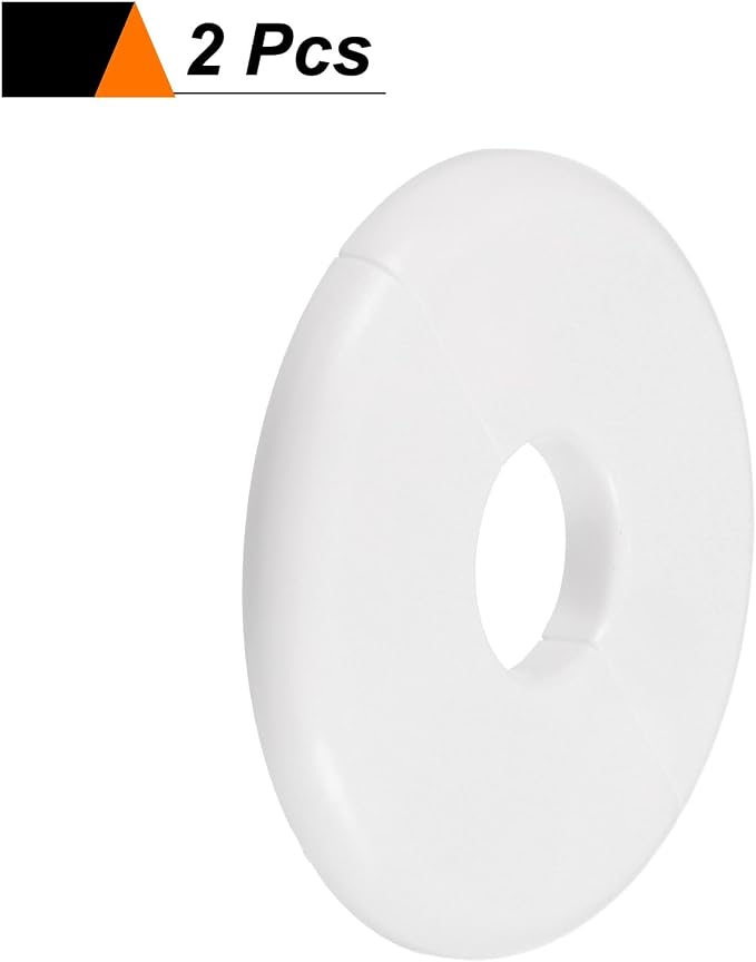 HARFINGTON 2pcs Wall Split Flange 22.5mm/0.9" Self-Adhesive Plumbing Cover - Image 3