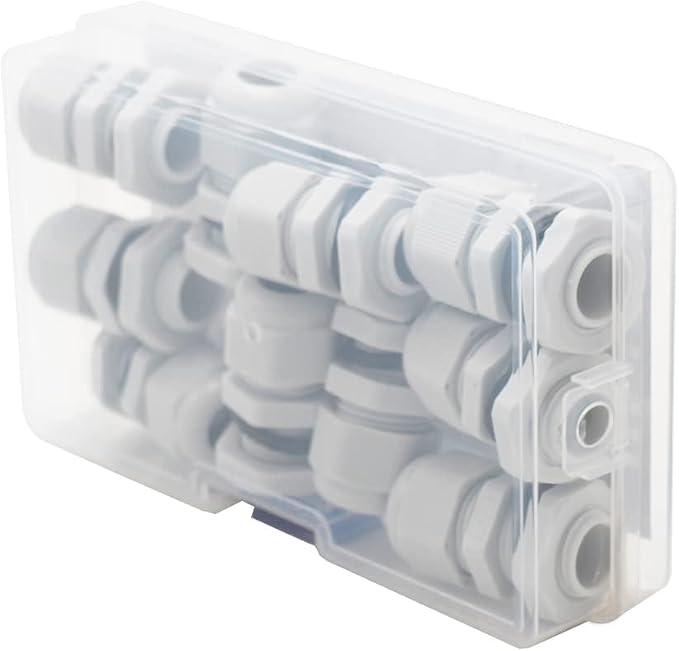 10-Pack 3/8" NPT Cable Glands, IP68 Waterproof Nylon PA66 Strain Relief Cord - Image 8