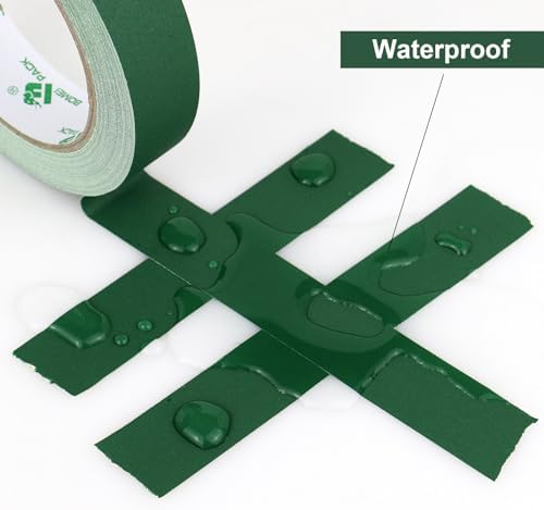 BOMEI PACK Dark Green Gaffer Tape, Matte Non-Reflective, 1inch x 30yds No - Image 3