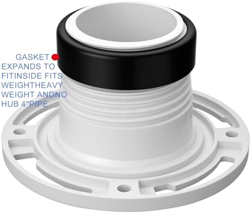 Yariwiz 4 inch PVC Twist-N-Set Closet Flange - Image 6