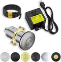 BESTILL Garbage Disposal Button-All Metal, Brushed Nickel Air Switch Kit by BESTILL