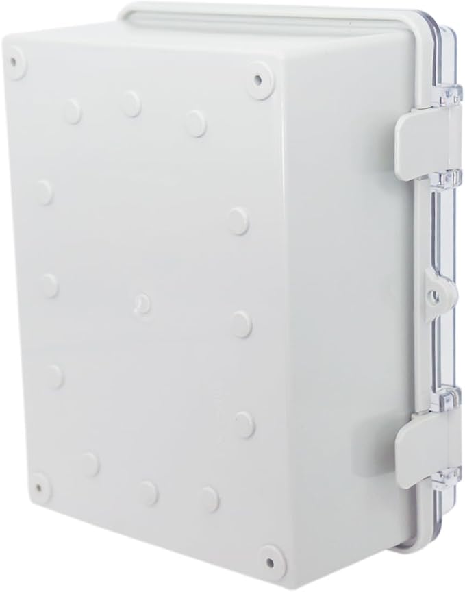 Junction Box, Hinged Clear Cover IP67 Waterproof ABS Project Box - Image 5