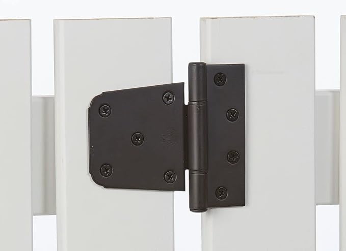 National Hardware Extra Heavy Gate Hinge, Matte Black | Fits Narrow Mounting - Image 3