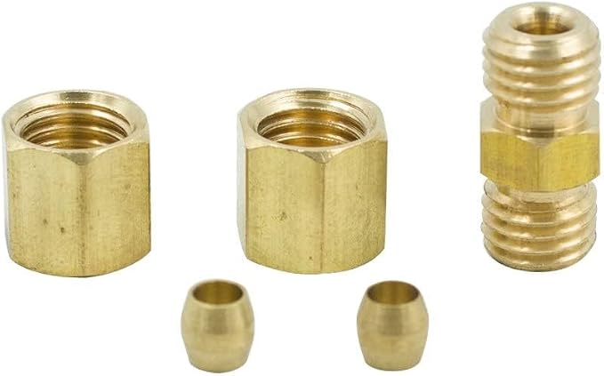 Brass Compression Tube Fitting, 5/16" OD x 5/16" OD - Image 3
