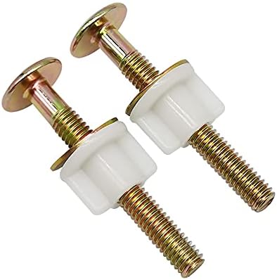 2 Pack Toilet Seat Screws Heavy Duty Hinge Bolts Screws by Alamic