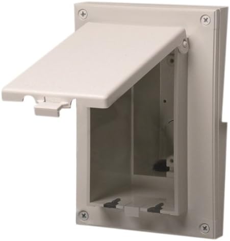 Arlington DBVR141W-1 Low Profile IN BOX Electrical Box by Arlington