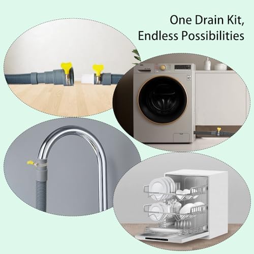Marekineko-Universal Washing Machine Drain Hose Extension & Portable Washer - Image 6