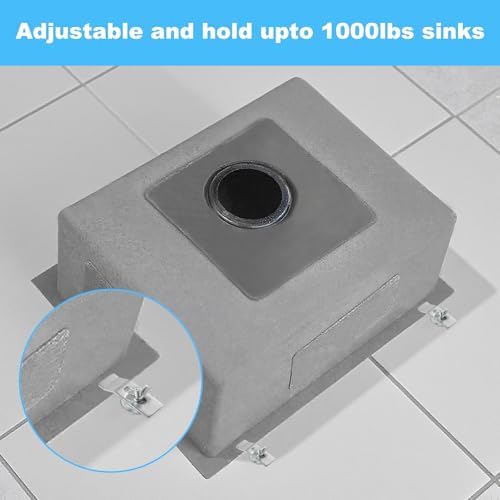 Sink Clips Kit, Sink Mounting Kit Bracket, Undermount Sink Clip, Kitchen Sink - Image 5