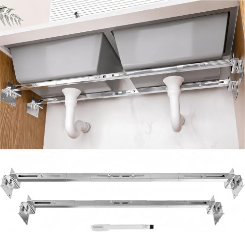 28.0-39.4 in Heavy Duty Undermount Sink Support, 2 Packs by Fuairmee