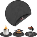 DocSafe 48" Round Fire Pit Mat, 4-Layer Fireproof Under Grill Mat Heat by DocSafe