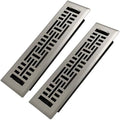 Howeall 2x10 Inches 2 Pack Heavy Duty Walkable Floor Register Easy Adjust Air by Howeall