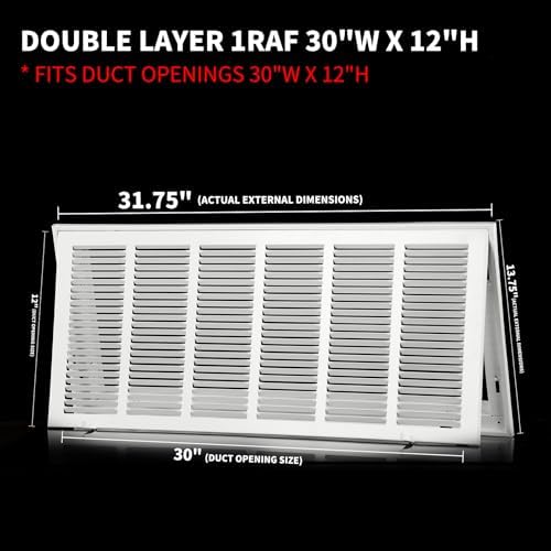 Return Vent Cover 30 X 12 Return Air Grill - Image 4