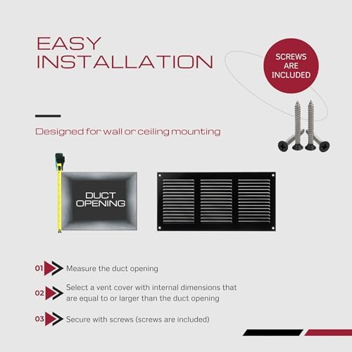 10x4 Vent Cover with Built-in Screen - Image 5