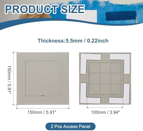 PATIKIL 4x4 Inch Self-Adhesive Access Panel - Image 2