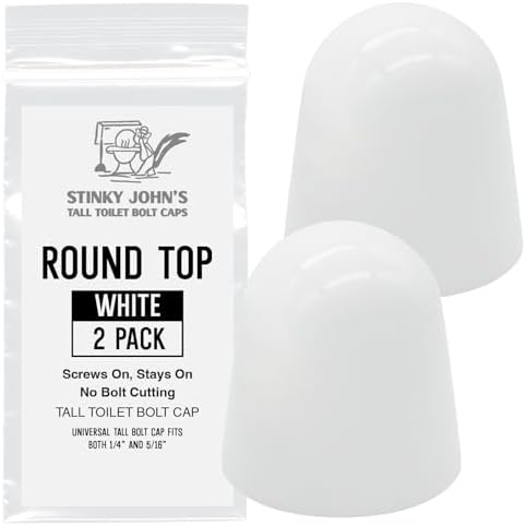 Stinky John's Tall Toilet Bolt Caps by StinkyJohns