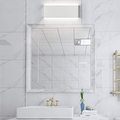 Aipsun 15.75in Matte White Modern Vanity Light Up and Down LED Vanity Light - Image 4