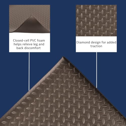 NoTrax 418 Diamond Tred™ 2' x 60' x 3/8" Anti Fatigue Mat - Image 3