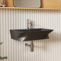 24"W x 17"D Matte Black Wall Mount Sink by LosFlexiOfficial