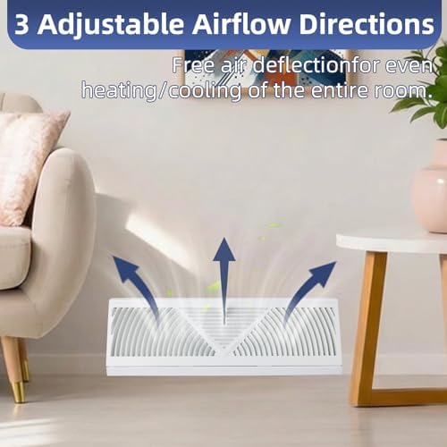 6PK 24 inch Baseboard Register Vent - Image 5