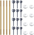 Enhon 4 Pack Universal Pop Up Drain Ball Rod Assembly by Clickhere