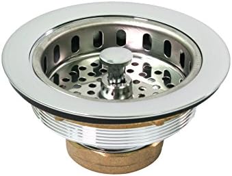 Highcraft 9734 Heavy Duty Kitchen Sink Stainless Steel Drain Assembly by Sammys
