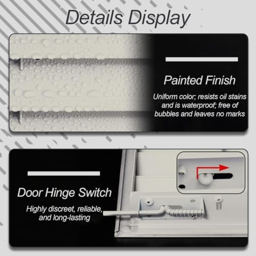 Dark Khaki Air Return Grille, Aluminum Access Panel - Image 5