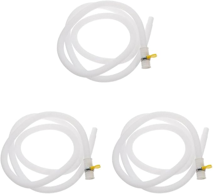 IMIKEYA 3pcs Washing Machine Drain Hose Extension Flexible Drainage Pipe - Image 3