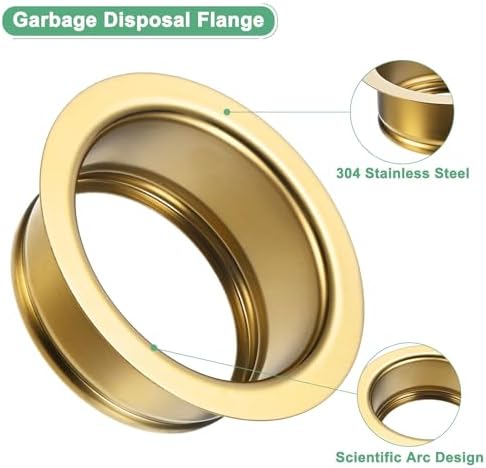 M METERXITY 1-Pack Garbage Disposal Sink Flange, Kitchen Sink Replacement - Image 2